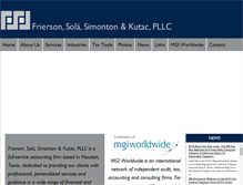 Tablet Screenshot of friersoncpa.com